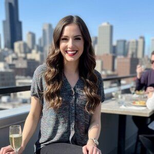 Jones New York Collection Vintage Knit Top – Size Large Multicolored